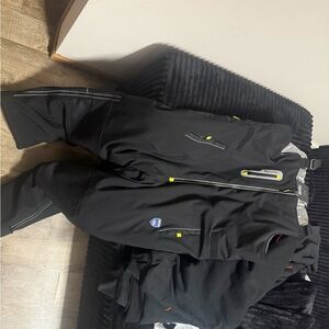 Black and Yellow Ski Pants